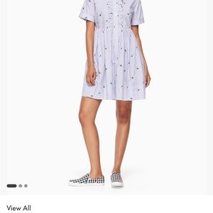 Kate Spade - Abuzz Shirt Blue Dress